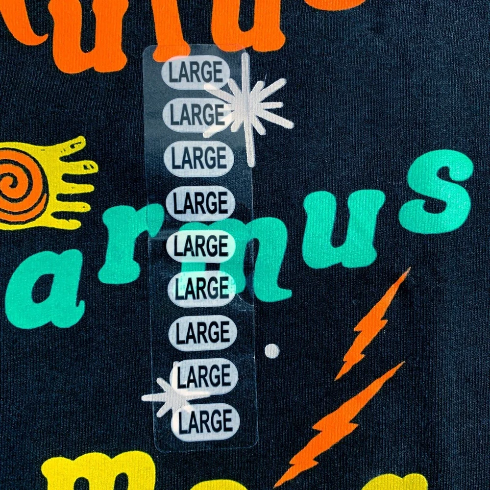 Harry Potter Wizarding World Spells Graphic‎ Black Tee Sz L Riddikulus Spells+
